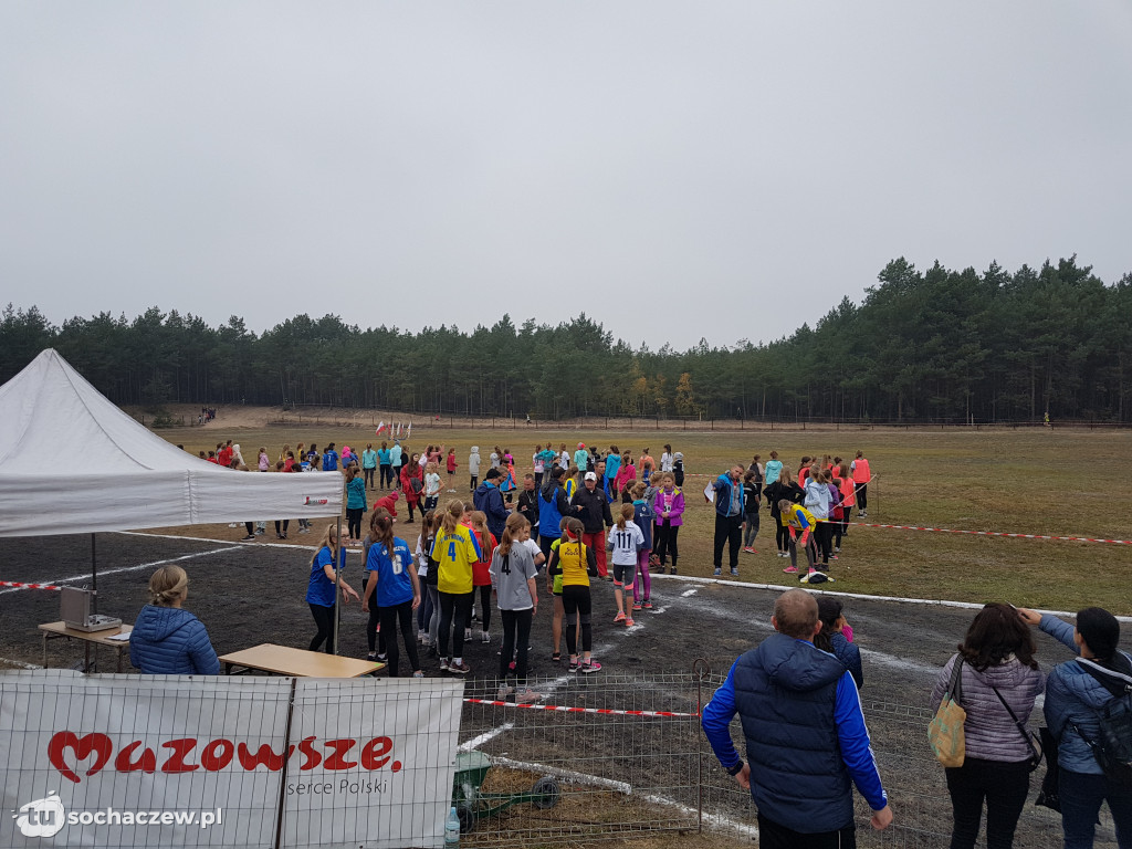 XXI Mazowieckich Igrzysk Młodzieży Szkolnej w sztafetowych biegach przełajowych.