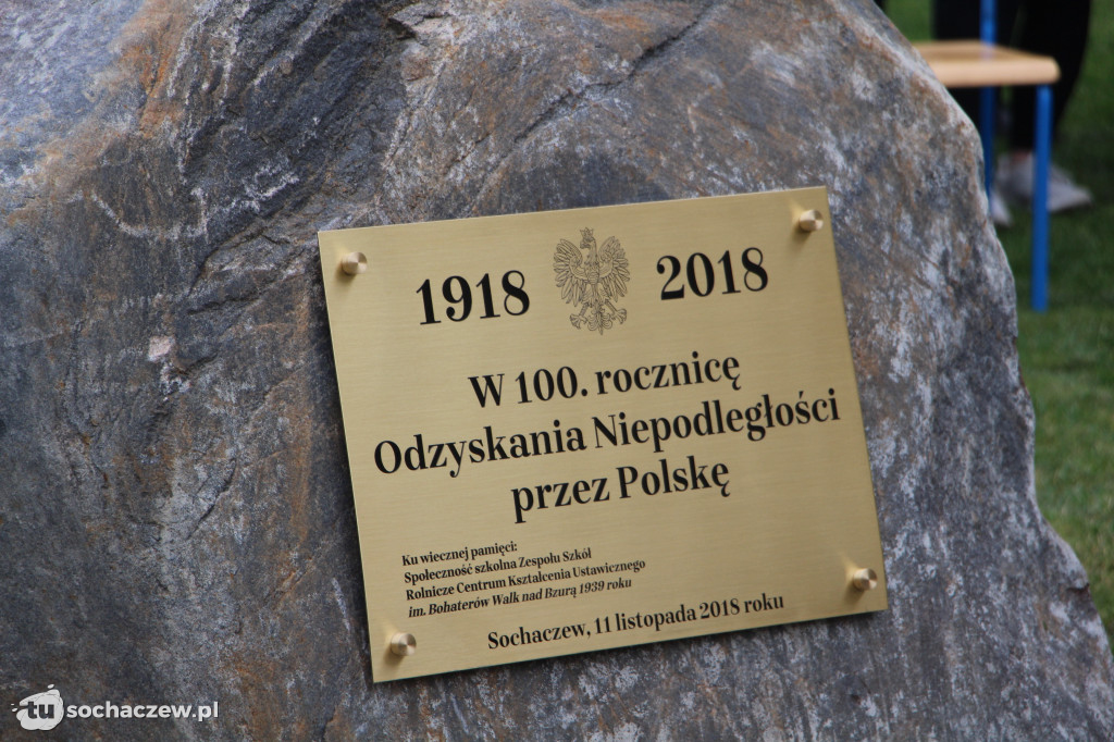 Głaz pamięci przed Ogrodnikiem