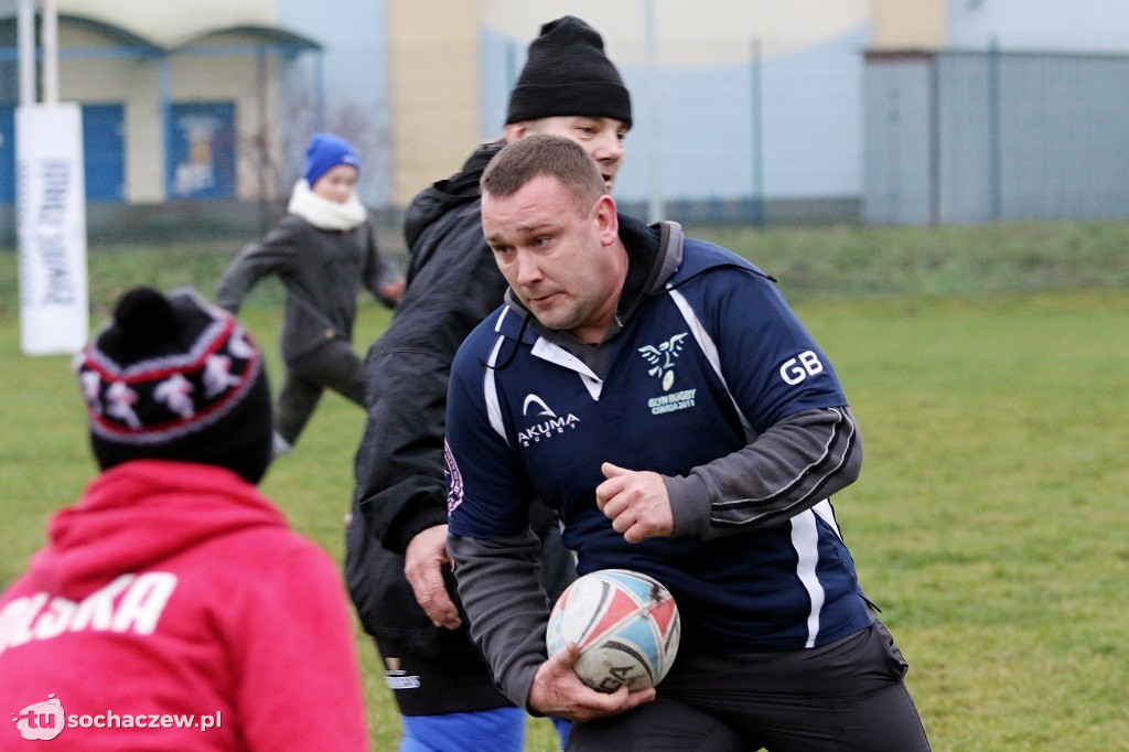Noworoczny trening rugbistów
