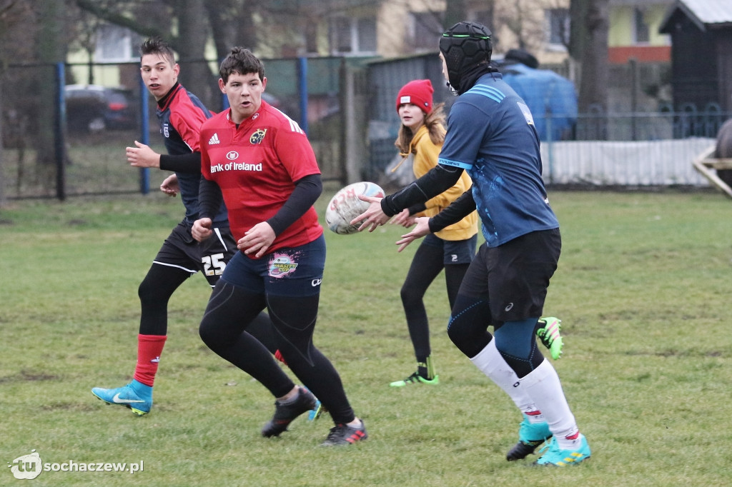 Noworoczny trening rugbistów