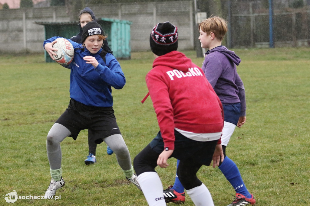 Noworoczny trening rugbistów