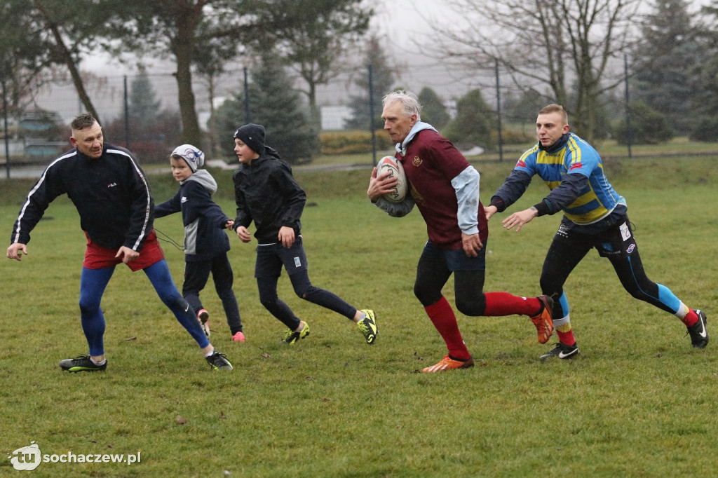 Noworoczny trening rugbistów