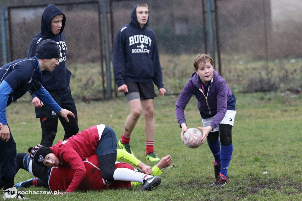 Noworoczny trening rugbistów