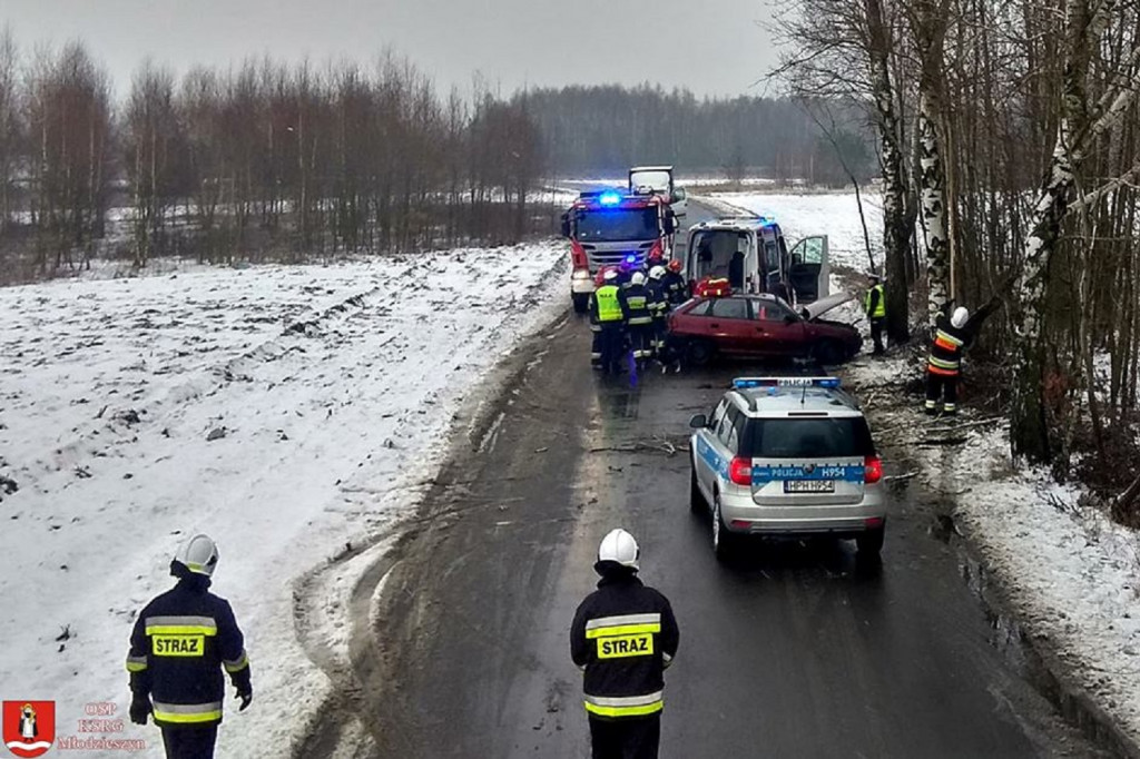 Poślizg w Adamowej Górze