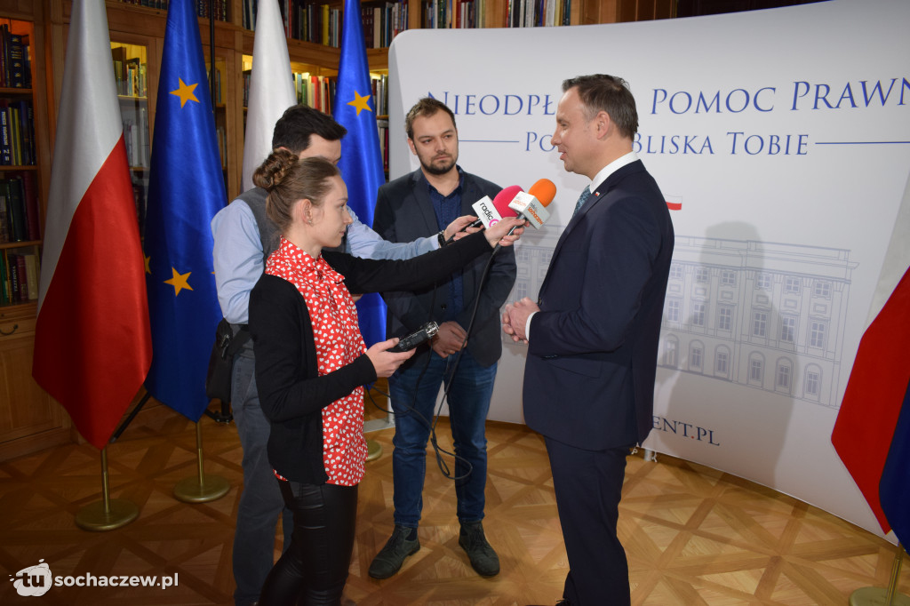 Nieodpłatna Pomoc Prawna. Prezydent zaprosił lokalne media, Nas również
