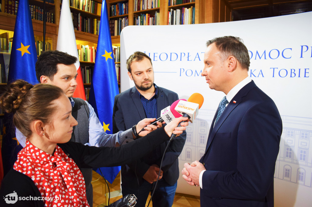 Nieodpłatna Pomoc Prawna. Prezydent zaprosił lokalne media, Nas również