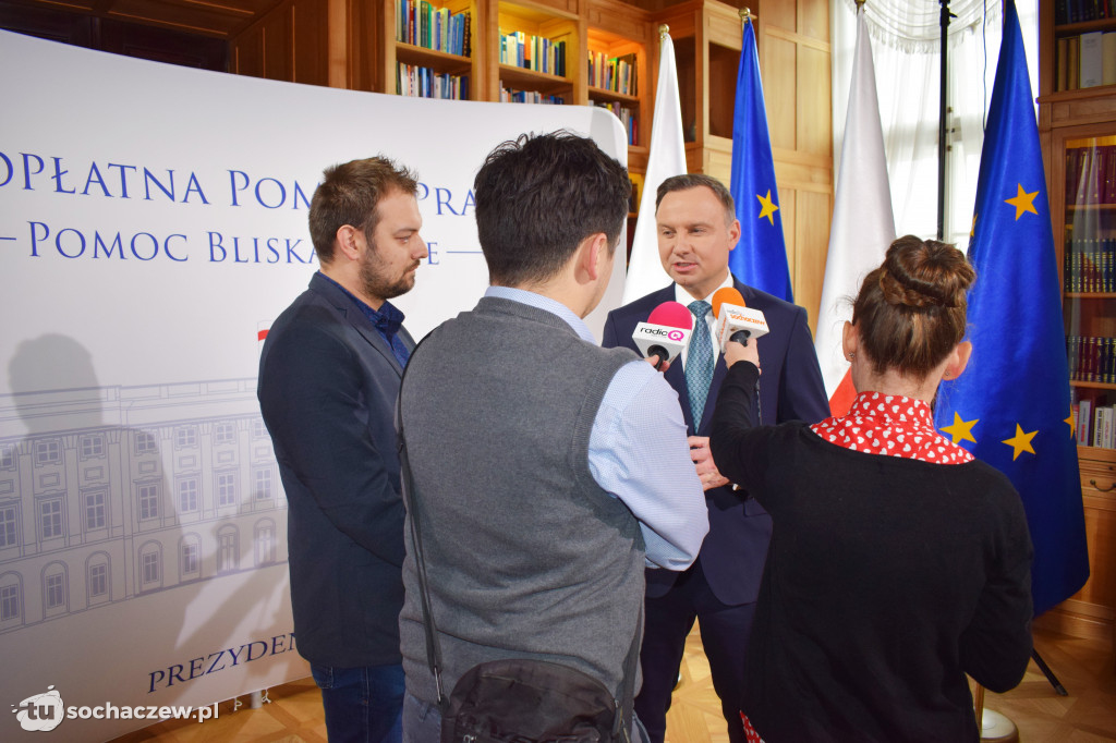Nieodpłatna Pomoc Prawna. Prezydent zaprosił lokalne media, Nas również