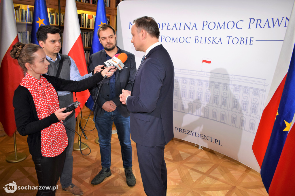 Nieodpłatna Pomoc Prawna. Prezydent zaprosił lokalne media, Nas również
