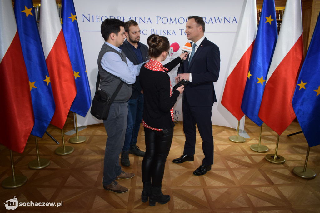 Nieodpłatna Pomoc Prawna. Prezydent zaprosił lokalne media, Nas również