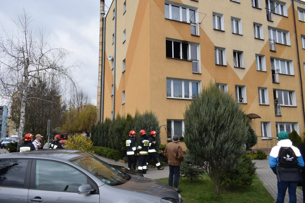 Pożar na Żwirki i Wigury