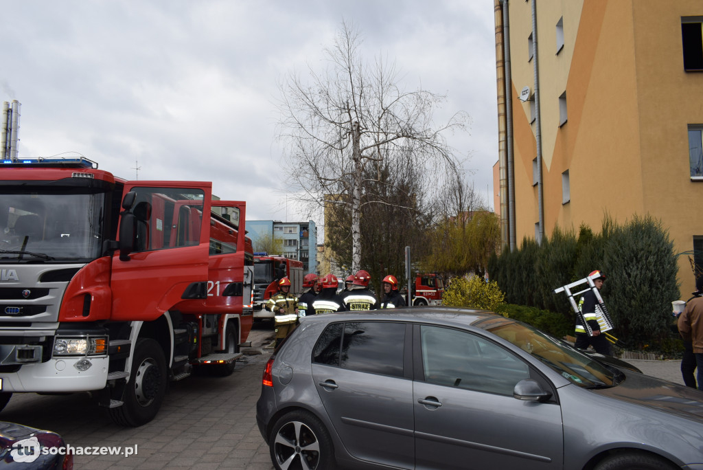 Pożar na Żwirki i Wigury
