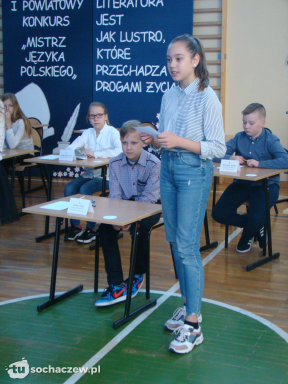 Mistrz Języka Polskiego. Konkurs powiatowy w SP4