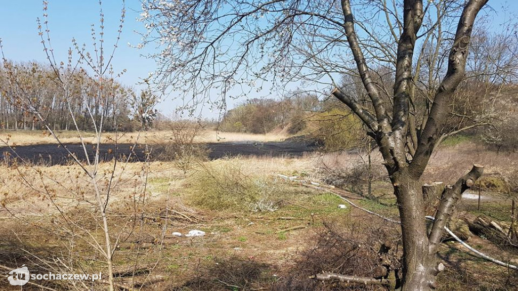 Toruńska Sochaczew. OSP Paprotnia gasi pożar