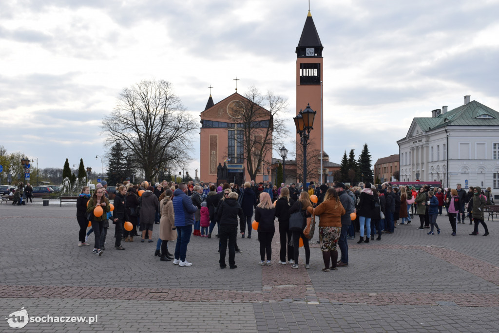 Strajk nauczycieli Sochaczew na placu