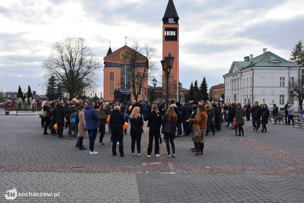 Strajk nauczycieli Sochaczew na placu