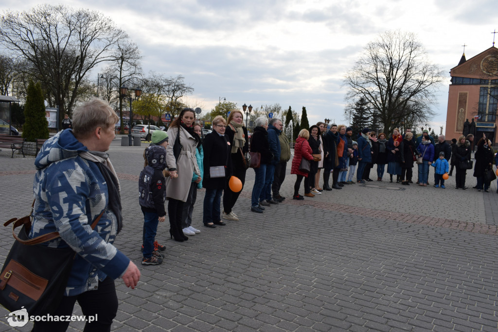 Strajk nauczycieli Sochaczew na placu