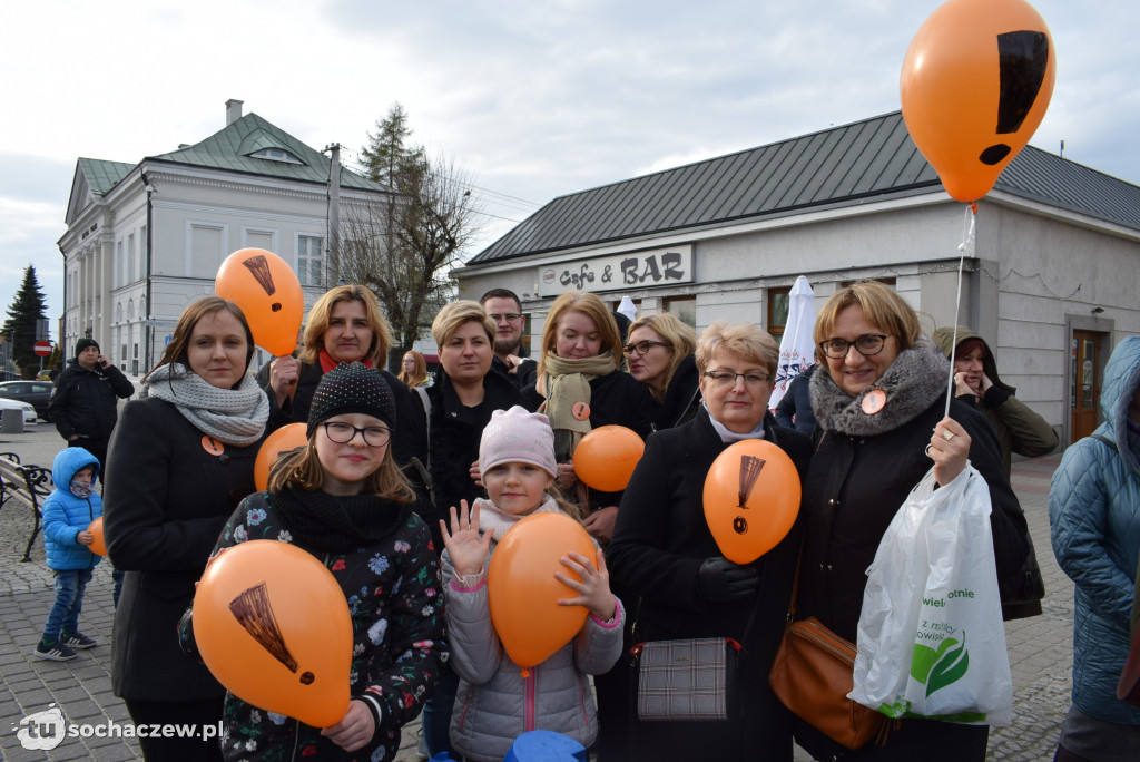 Strajk nauczycieli Sochaczew na placu