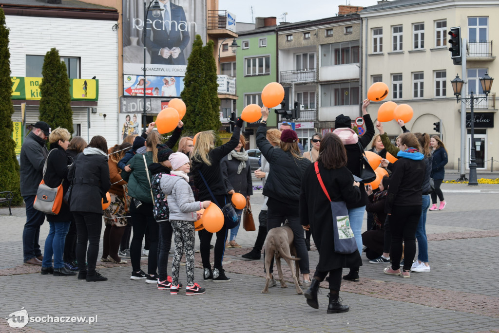 Strajk nauczycieli Sochaczew na placu