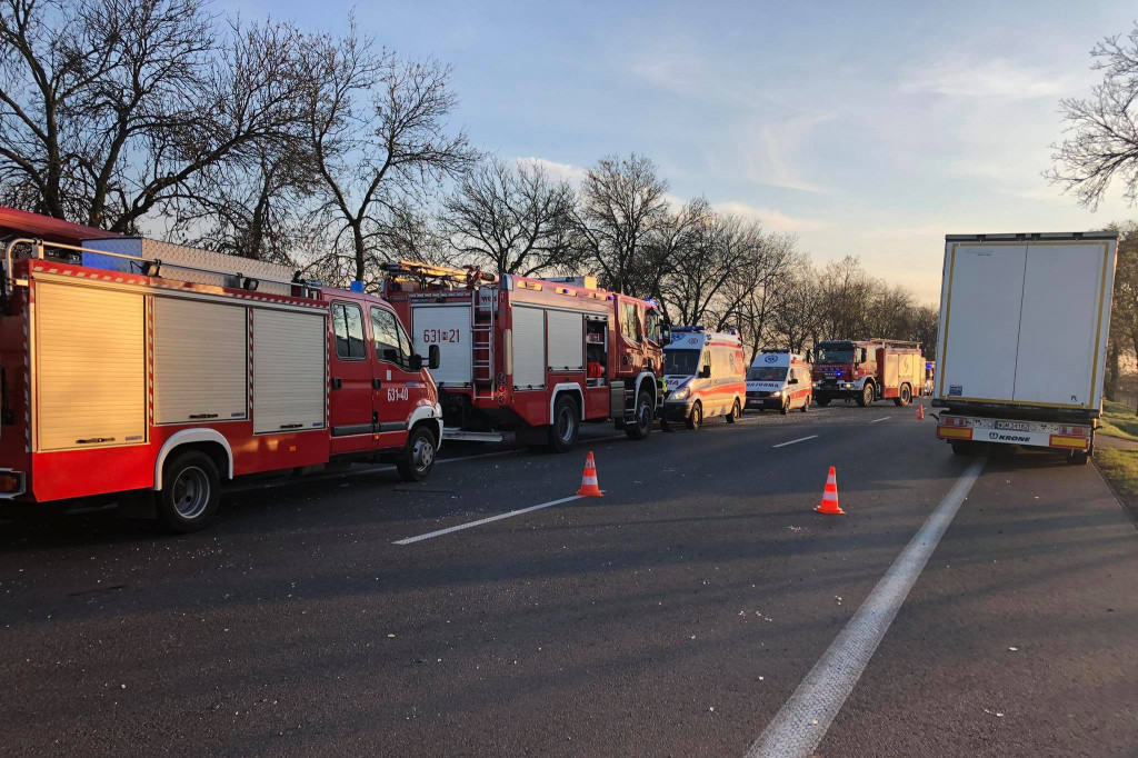 Wypadek śmiertelny na DK92