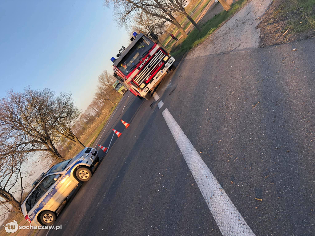 Wypadek śmiertelny na DK92