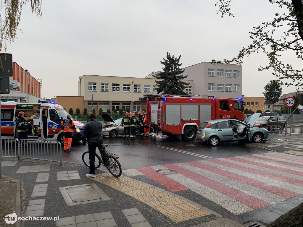 Zdarzenie aut na Staszica pod Czwórką