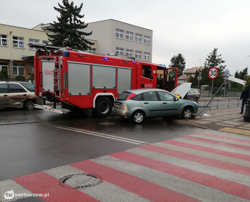 Zdarzenie aut na Staszica pod Czwórką