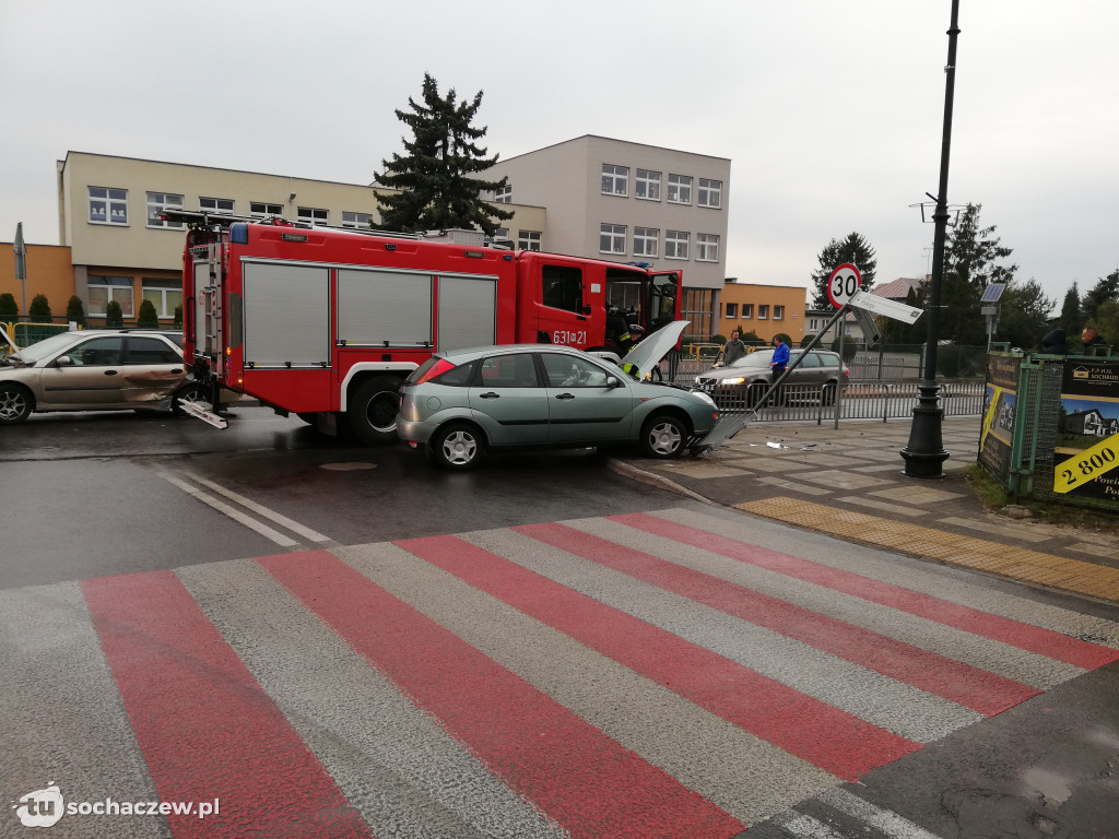 Zdarzenie aut na Staszica pod Czwórką