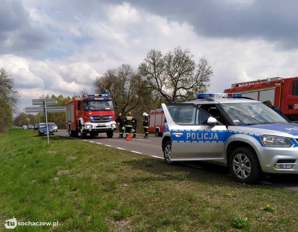 Zdarzenie drogowe w Woli Pasikońskiej