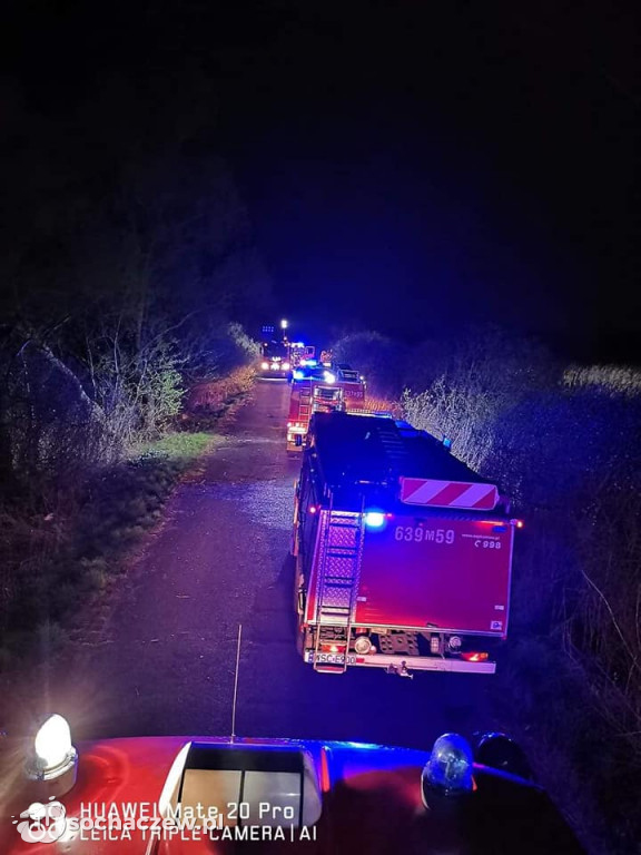 9 hektarów w ogniu w Famułkach Królewskich