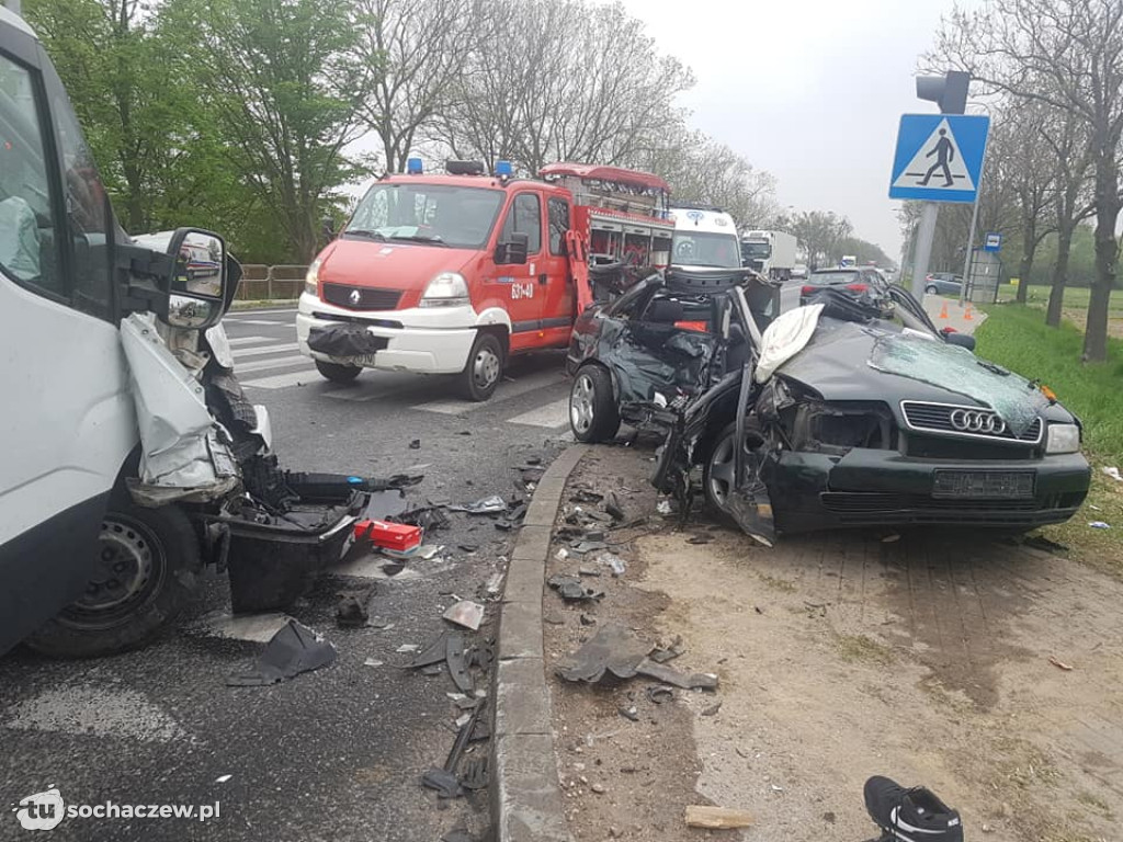 Wypadek na DK 92. Są ciężko ranni