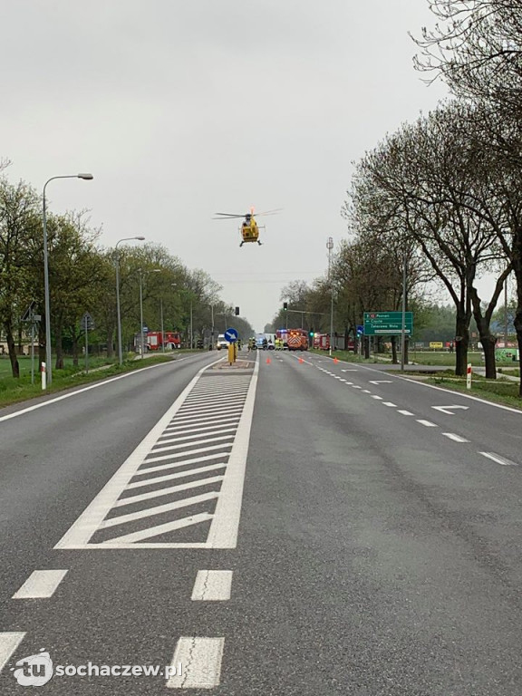 Wypadek na DK 92. Są ciężko ranni