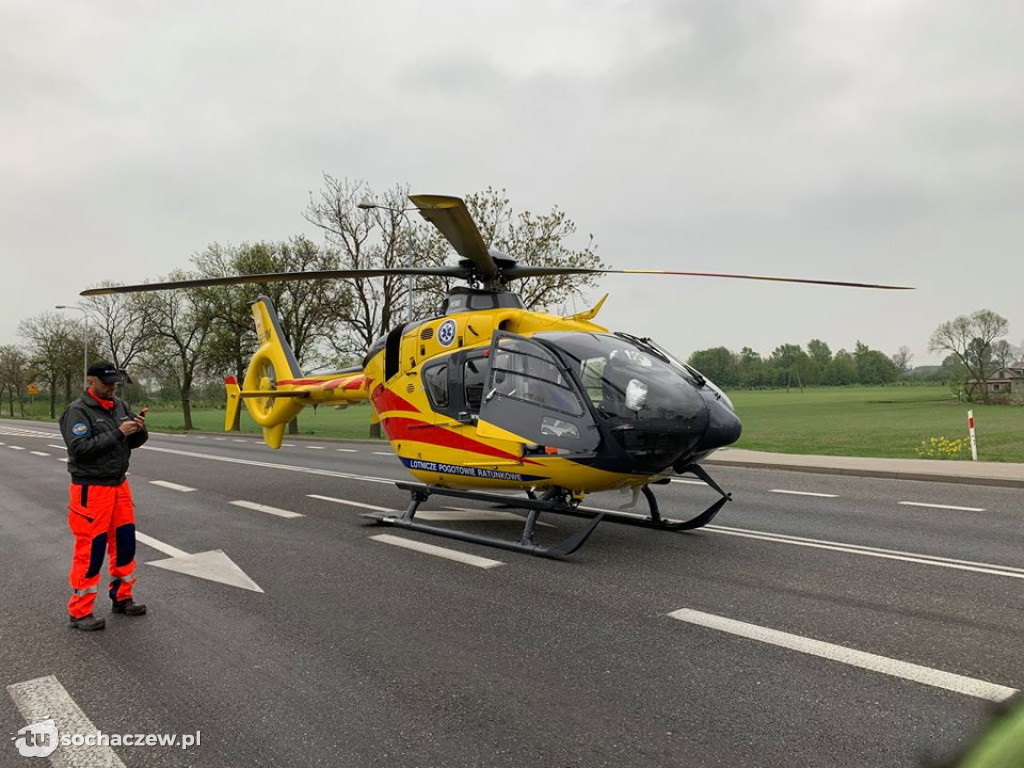 Wypadek na DK 92. Są ciężko ranni