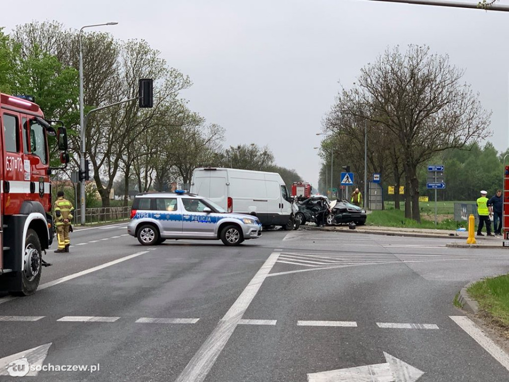 Wypadek na DK 92. Są ciężko ranni