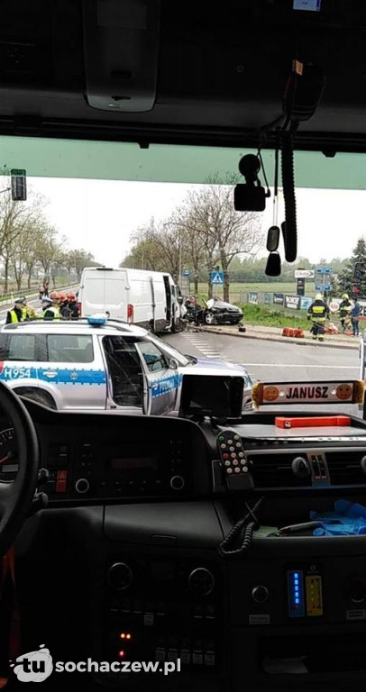 Wypadek na DK 92. Są ciężko ranni