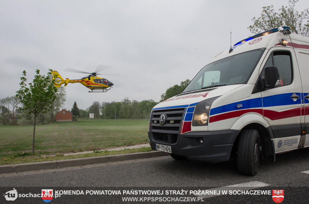 Wypadek w Kożuszkach. Foto Tomasz Fijołek
