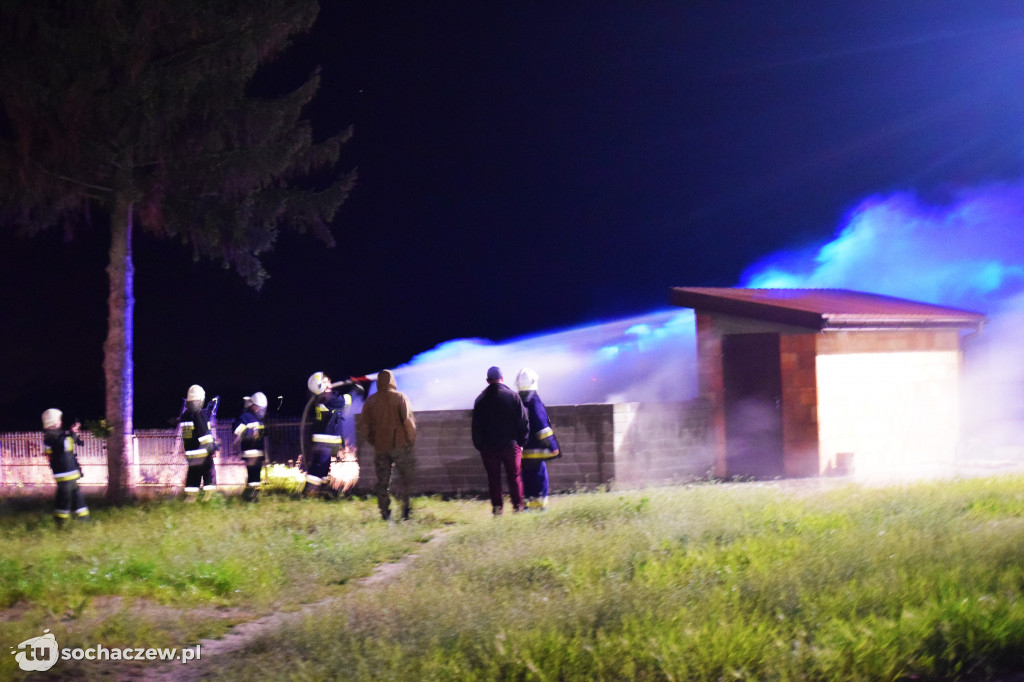 Na cmentarzu w Giżycach znów zapłonął ogień