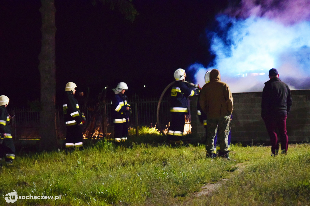 Na cmentarzu w Giżycach znów zapłonął ogień