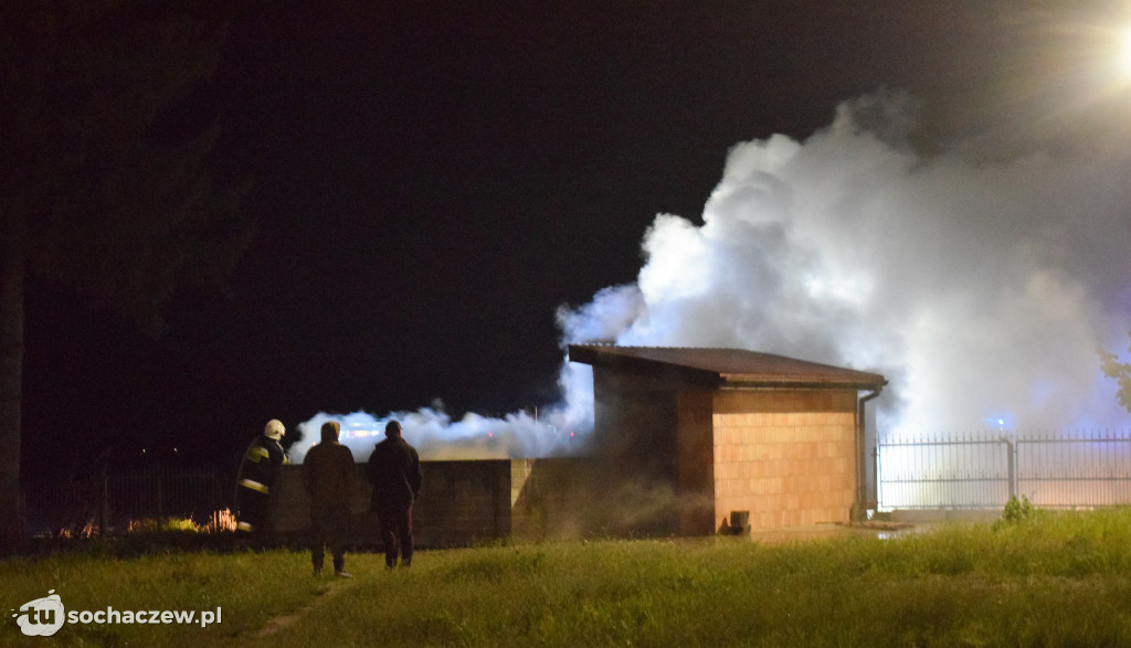 Na cmentarzu w Giżycach znów zapłonął ogień