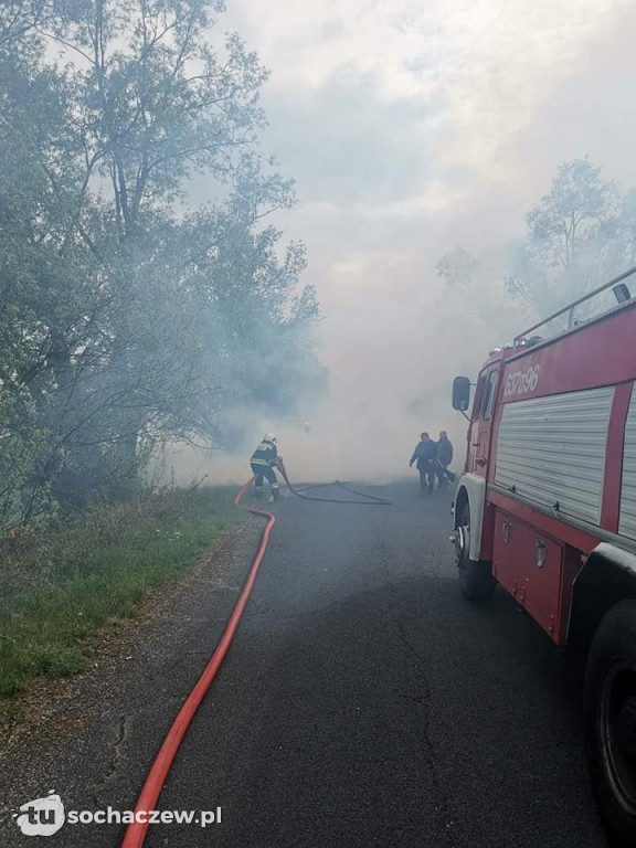 Duży pożar w Famułkach Brochowskich
