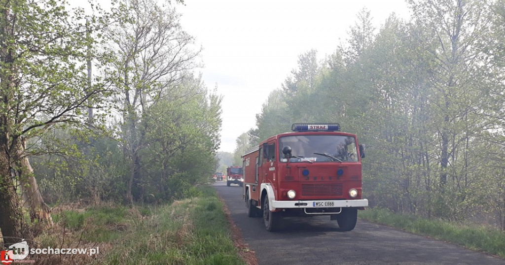 Duży pożar w Famułkach Brochowskich