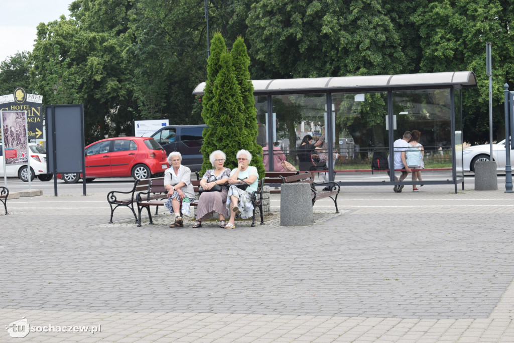 Flaga na maszt. Dni Sochaczewa otwarte