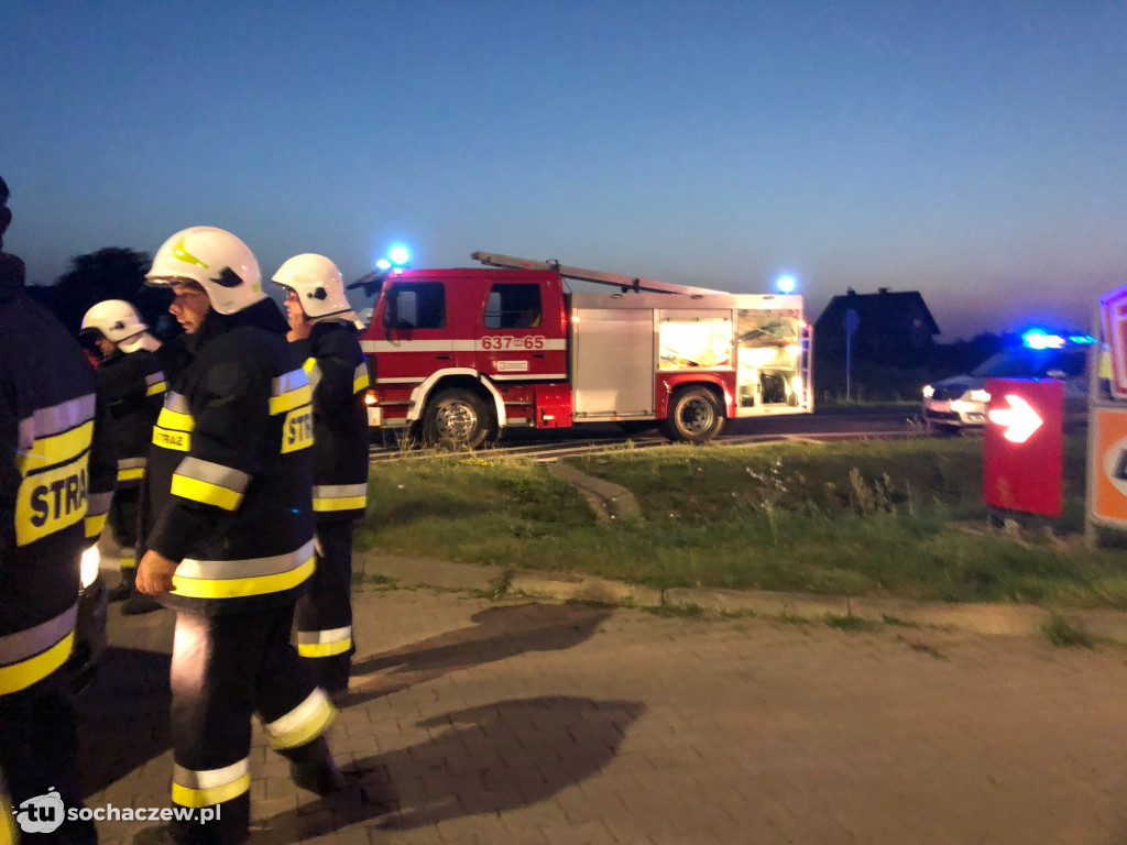 Zderzenie osobówki z motocyklem
