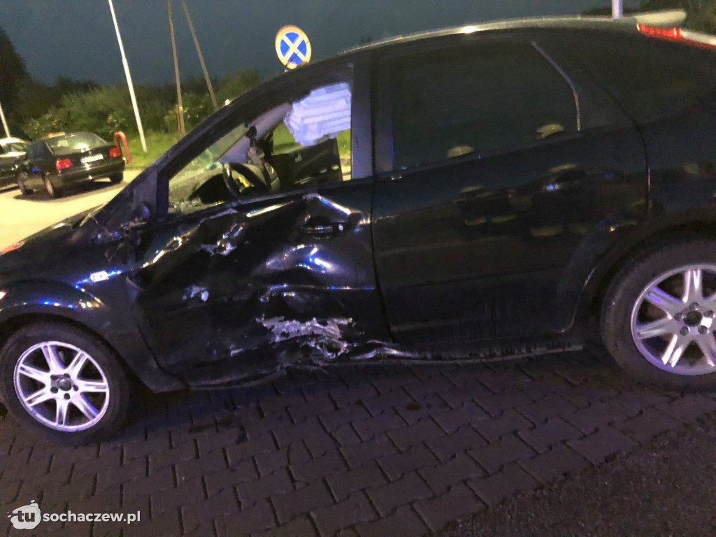 Zderzenie osobówki z motocyklem