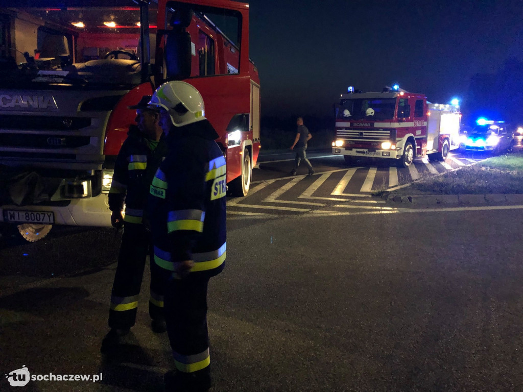 Zderzenie osobówki z motocyklem