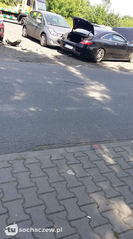 Zderzenie aut w Kozłowie Biskupim
