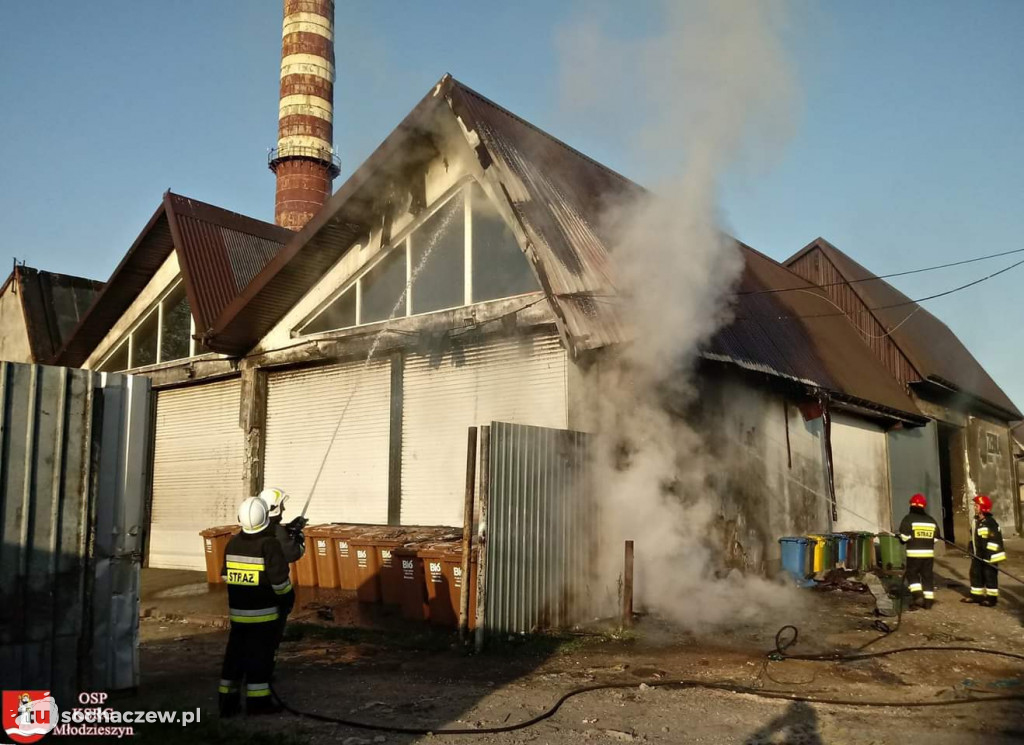 Pożar magazynu przy ulicy Chemicznej