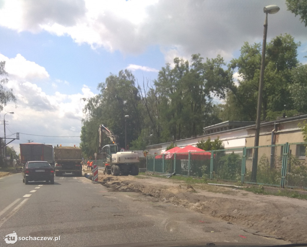 Remont ulicy 15. Sierpnia