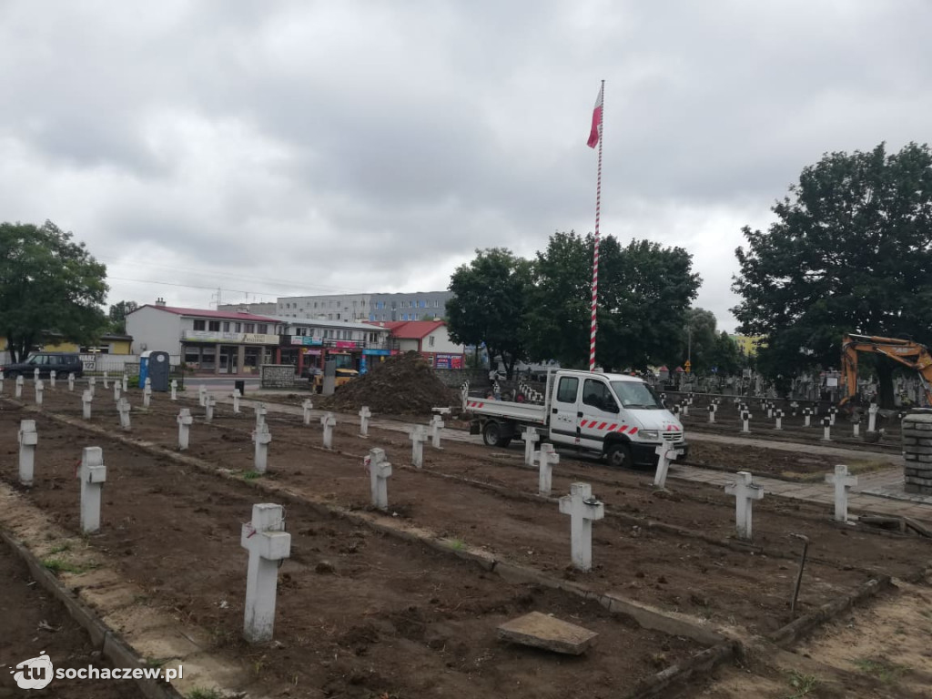 Remont cmentarza wojennego Trojanów