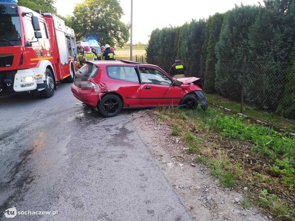 Wypadek w Serokach