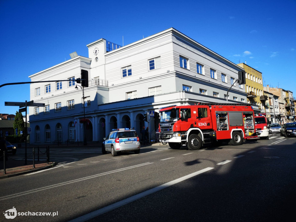 Wypadek w centrum Sochaczewa